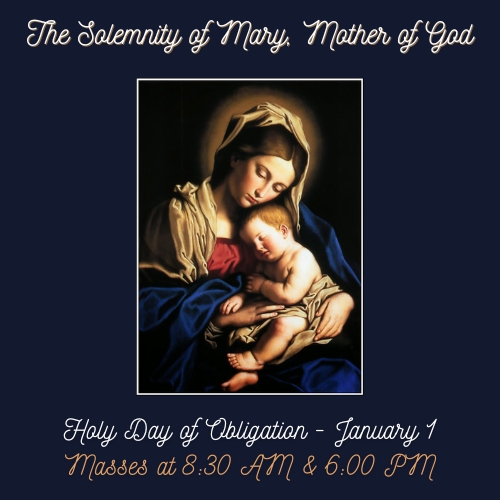 Holy Day of Obligation 1-1-26